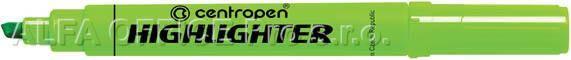 Zvýrazňovač Centropen HIGHLIGHTER 8552 / zelená