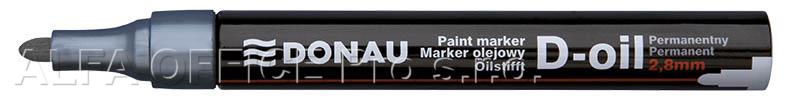 Popisovač olejový Donau D-oli - stříbrná / 2,8 mm