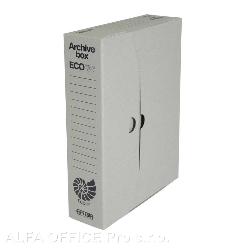 Archivní box Emba Economy /  32,5 x 24 x 7,5 cm / černá
