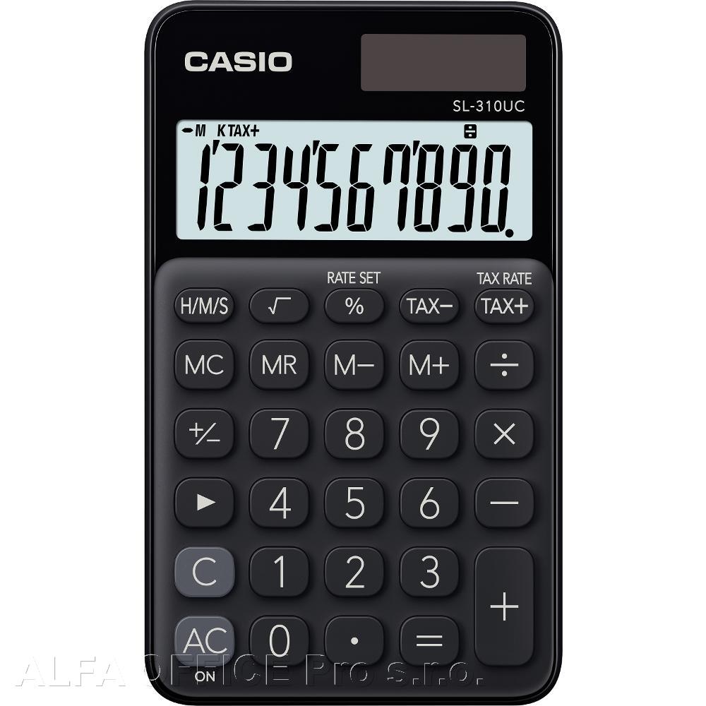 Kalkulačka Casio SL 310UC kapesní - displej 10 míst / černá
