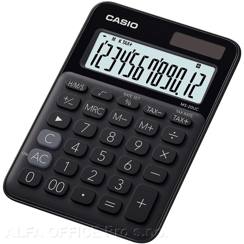 Kalkulačka Casio MS 20 UC displej 12 míst