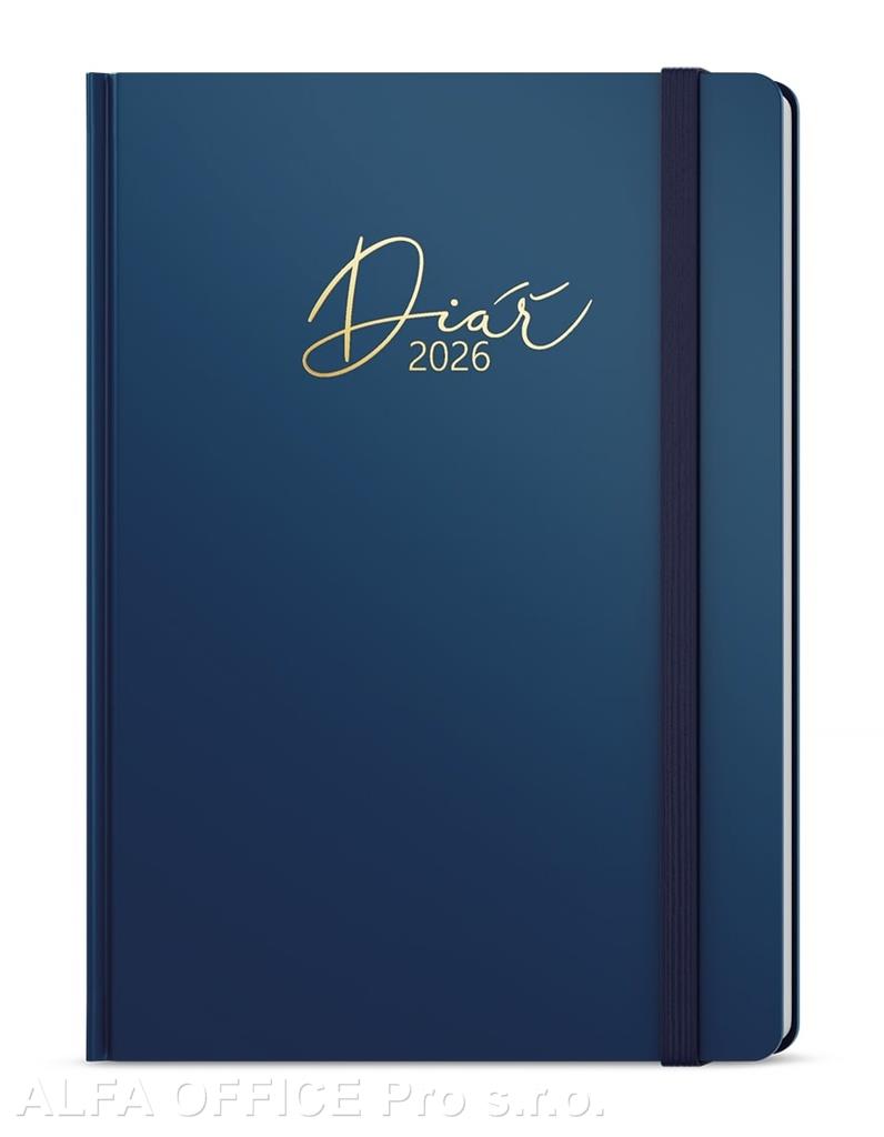 Diář LUXI - B6 / týdenní / modrá