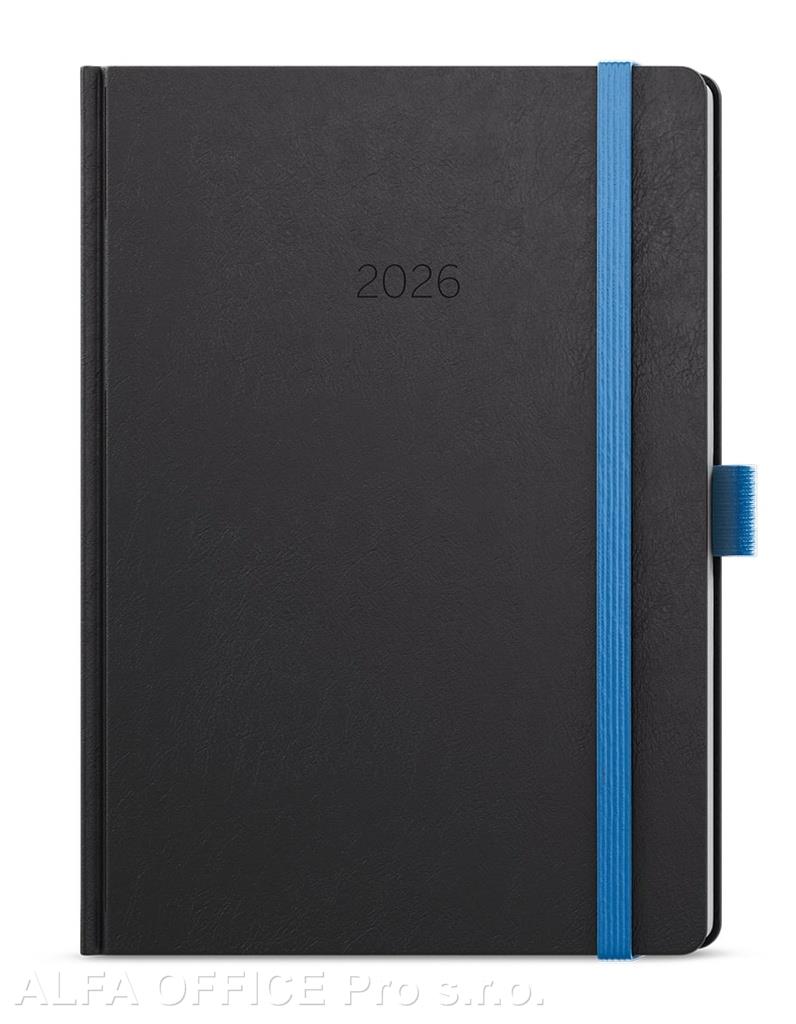 Diář NORA - A5 / denní / modrá