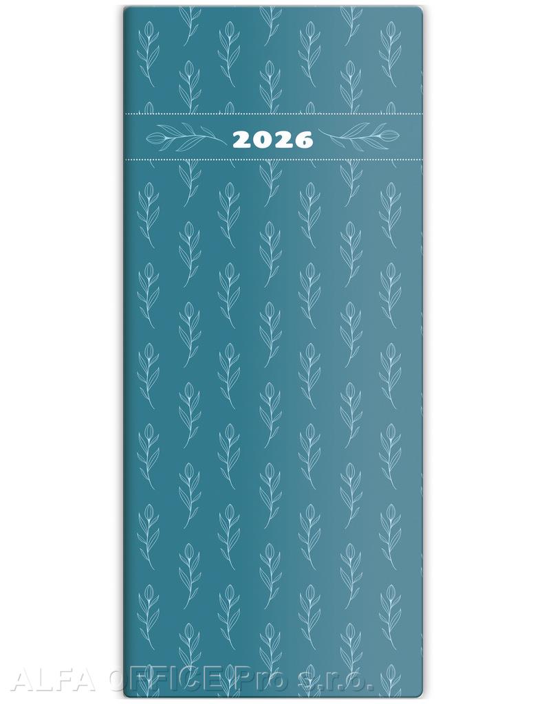 Diář kapesní LAMINO - měsíční / design 2