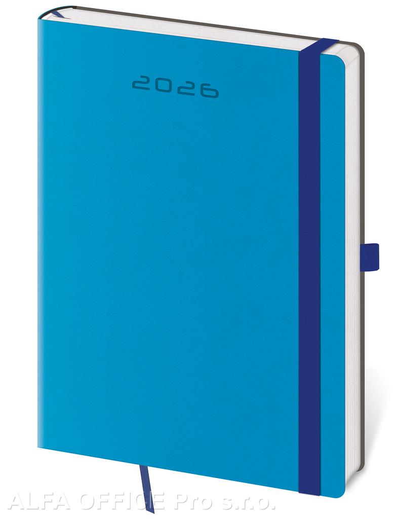 Diář FLEXIES - A5 / denní / modrá