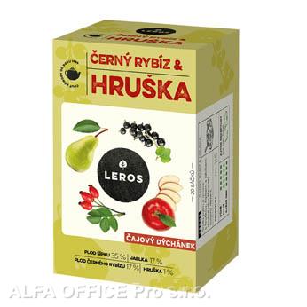 Čaj LEROS Čajový dýchánek - Hruška & černý rybíz