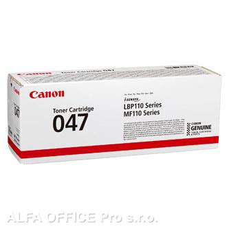 Canon originální toner 047 Bk, black, 1600str., 2164C002, Canon i-SENSYS LBP112, i-SENSYS 