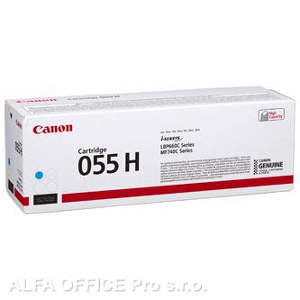 Canon originální toner 055CH, cyan, 5900str., 3019C002, high capacity, Canon MF742Cdw, MF7