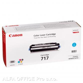 Canon originální toner CRG717, cyan, 4000str., 2577B002, Canon MF-8450