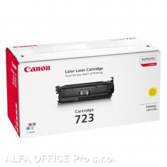 Canon originální toner CRG723, yellow, 8500str., 2641B002, Canon LBP-7750Cdn
