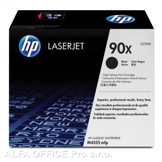 HP originální toner CE390X, black, 24000str., HP 90X, HP Enterprise M4555, M602