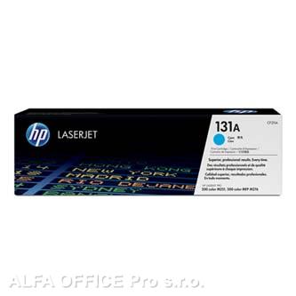 HP originální toner CF211A, cyan, 1800str., HP 131A, HP LaserJet Pro 200 M276n, M276NW, 60