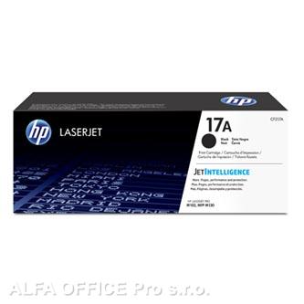HP originální toner CF217A, black, 1600str., HP 17A, HP LaserJet Pro M102a, M130a