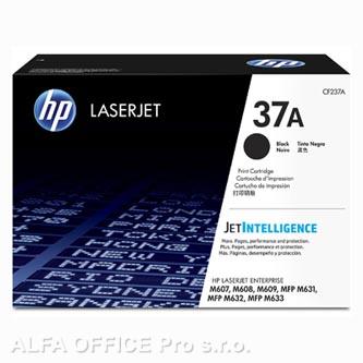 HP originální toner CF237A, black, 11000str., HP 37A, HP LaserJet Enterprise M607n, M607dn