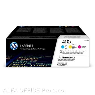 HP originální toner CF252XM, CMY, 3*5000str., HP 410X, high capacity, HP LaserJet Pro M452