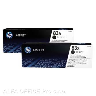 HP originální toner CF283AD, black, 2x1500str., HP 83A, HP LJ Pro M201dw,M201n,MFP M125a,M