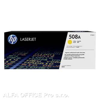 HP originální toner CF362A, yellow, 5000str., HP 508A, HP Color LaserJet Enterprise M552, 