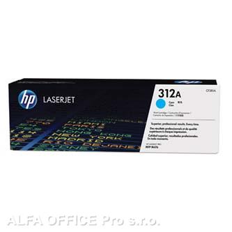 HP originální toner CF381A, cyan, 2700str., HP 312A, HP Color LaserJet Pro MFP M476dn, MFP