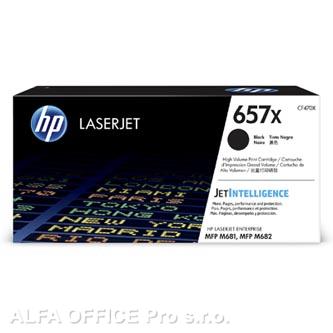 HP originální toner CF470X, black, 28000str., HP 657X, high yield, HP LaserJet Enterprise 