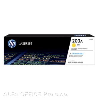 HP originální toner CF542A, yellow, 1300str., HP 203A, HP Color LaserJet Pro M254dw, nw, M