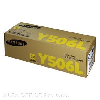 HP originální toner SU515A, CLT-Y506L, yellow, 3500str., Y506S, high capacity, Samsung