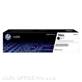  HP originální toner W1106A, black, 1000str., HP 106A, HP Laser 107, MFP 135, MFP 