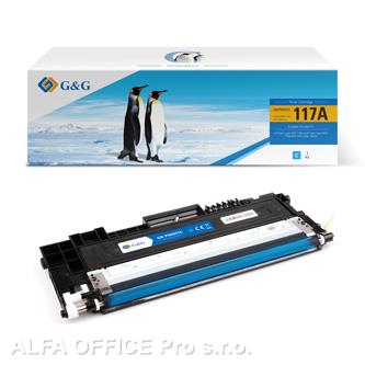  G&G kompatibilní toner s W2071A, cyan, 700str., NT-PH2071C, HP 117A, pro HP Colo 