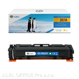  G&G kompatibilní toner s W2212A, yellow, 1250str., NT-PH2212Y, HP 207A, pro HP C 