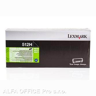  Lexmark originální toner 51F2H00, black, 5000str., return, high capacity, Lexmar 