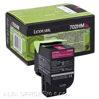  Lexmark originální toner 70C2HM0, magenta, 3000str., return, high capacity, Lexm 