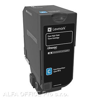  Lexmark originální toner 74C0H20, cyan, 12000str., high capacity, Lexmark CS720d 