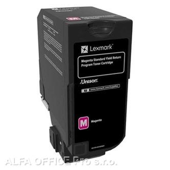  Lexmark originální toner 74C20M0, magenta, 3000str., return, Lexmark CS720de,CS7 