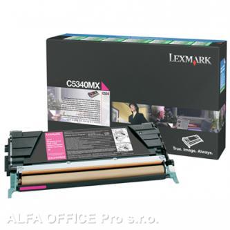  Lexmark originální toner C5340MX, magenta, 7000str., return, Lexmark C534x 