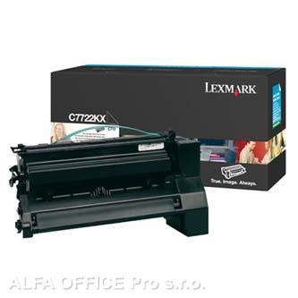  Lexmark originální toner C7722KX, black, 15000str., Lexmark C772 