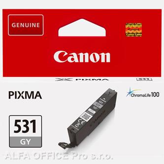 Canon originální ink CLI-531 GY, 6122C001, grey, 324str., Canon Pixma TS8750, TS