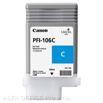 Canon originální ink PFI106C, cyan, 130ml, 6622B001, Canon iPF-6300