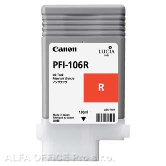 Canon originální ink PFI106R, red, 130ml, 6627B001, Canon iPF-6300