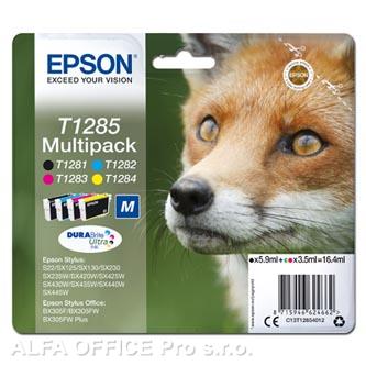 Epson originální ink C13T12854012, T1285, CMYK, 16,4ml, Epson Stylus S22, SX125, 420W, 425