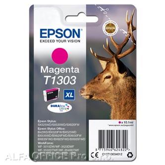 Epson originální ink C13T13034012, T1303, magenta, 765str., 10,1ml, Epson Stylus Office BX