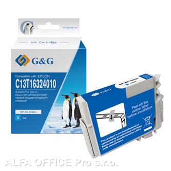  G&G kompatibilní ink s C13T16324012, cyan, NP-R-1632XLC, pro Epson WorkForce WF- 