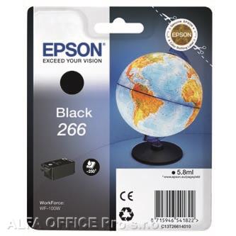 Epson originální ink C13T26614010, 266, black, 5,8ml, Epson WF-100W
