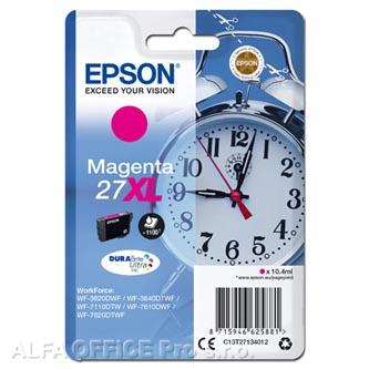 Epson originální ink C13T27134012, 27XL, magenta, 10,4ml, Epson WF-3620, 3640, 7110, 7610,