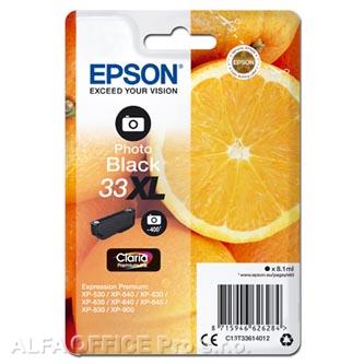 Epson originální ink C13T33614012, T33XL, photo black, 8,1ml, Epson Expression Home a Prem