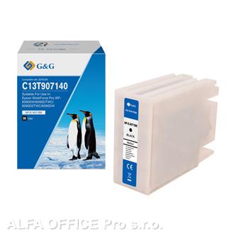  G&G kompatibilní ink s C13T907140, black, NP-E-9071BK, pro Epson WorkForce Pro W 
