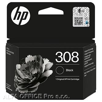HP originální ink 7FP21UE, HP 308, black, 160str.