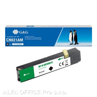  G&G kompatibilní ink s CN621AE, black, 3000str., NP-H-0970BK(H970, pro HP Office 