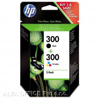 HP originální ink CN637EE, HP 300, black/color, 2 x 200str., 2x4ml, HP HP Deskjet F4500