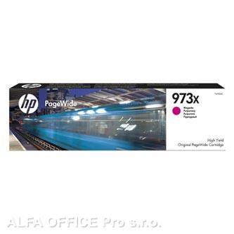 HP originální ink F6T82AE, HP 973X, magenta, 7000str., 82ml, HP PageWide Pro 452, Pro 477