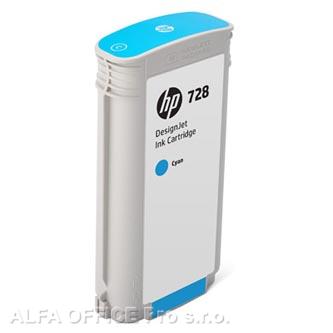 HP originální ink F9J67A, HP 728, cyan, 130ml, HP DesignJet T730, DesignJet T830, DesignJe