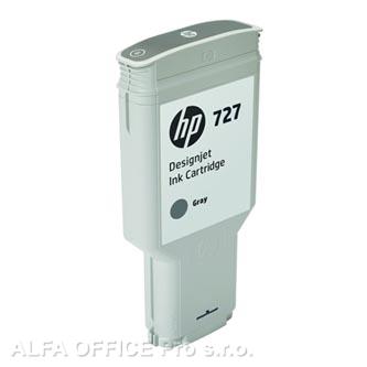 HP originální ink F9J80A, HP 727, gray, 300ml, HP DesignJet T1530, T2530, T930
